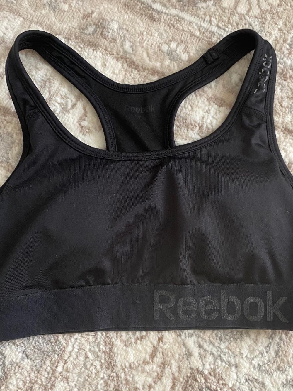 Reebok padded sports bra—S